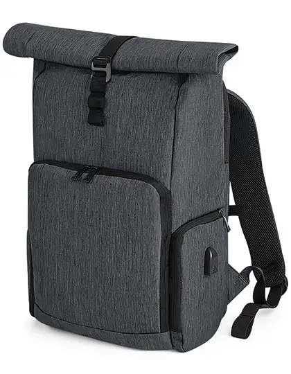 Ansicht 2 – Q-Tech Charge Roll-Top Backpack (QD995)
