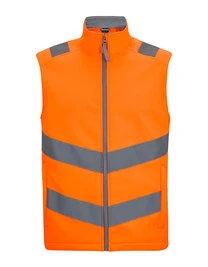 Ansicht 2 – Hi-Vis Pro Contract Ablaze Softshell Bodywarmer (RG20100)
