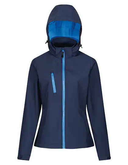 Ansicht 1 – Women´s Venturer 3-Layer Printable Hooded Softshell Jacket (RG702)