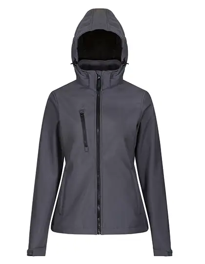 Ansicht 4 – Women´s Venturer 3-Layer Printable Hooded Softshell Jacket (RG702)