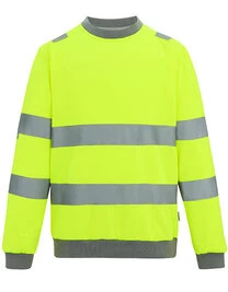 Ansicht 1 – Hi-Vis Pro Contract Crew Neck Sweatshirt (RG8130)