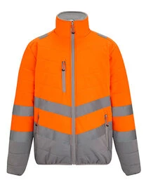 Ansicht 2 – Hi-Vis 2-Tone Thermal Baffle Jacket (RG9430)