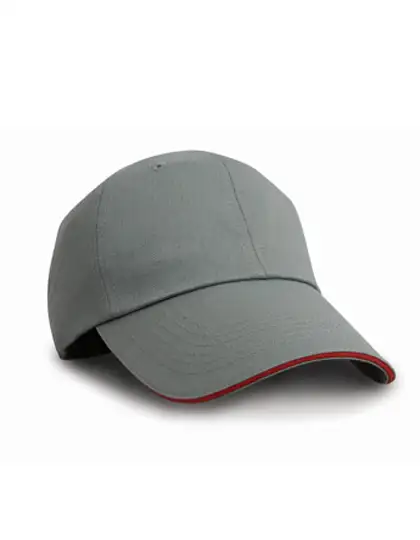 Ansicht 2 – Herringbone Cap With Sandwich Peak (RH38)