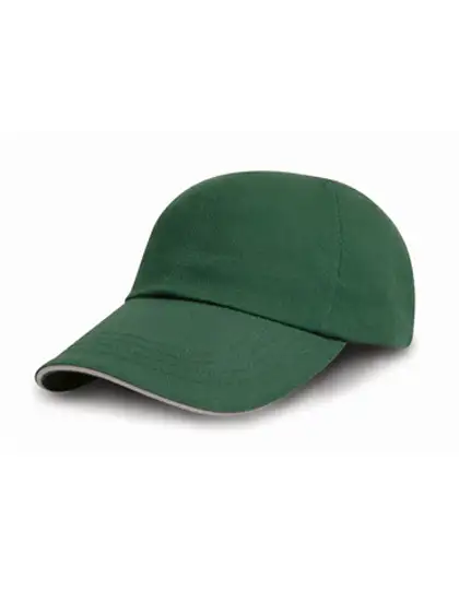 Ansicht 2 – Brushed Cotton Decorators Cap With Sandwich Peak (RH50)