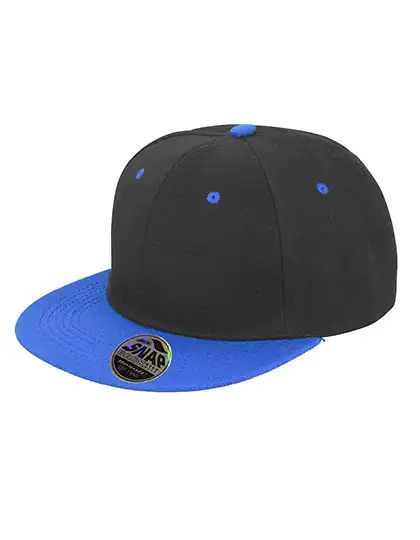 Ansicht 1 – Bronx Original Flat Peak Snapback Dual Colour Cap (RH82)
