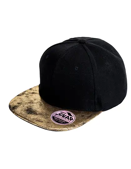 Ansicht 3 – Bronx Flat Glitter Peak Snapback Cap (RH87)