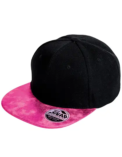 Ansicht 1 – Bronx Flat Glitter Peak Snapback Cap (RH87)