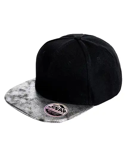 Ansicht 4 – Bronx Flat Glitter Peak Snapback Cap (RH87)