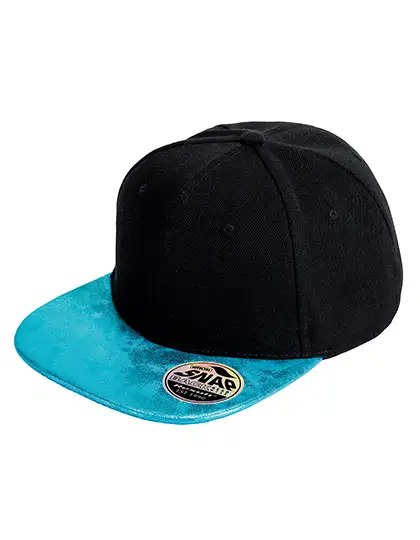 Ansicht 5 – Bronx Flat Glitter Peak Snapback Cap (RH87)