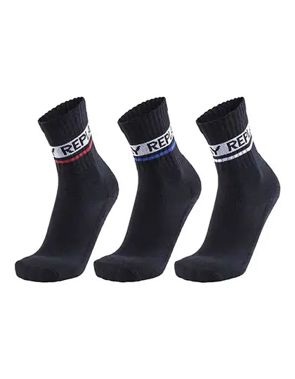 Ansicht 3 – Tennis Socks (3 Pair Card wrap) (RP100634)
