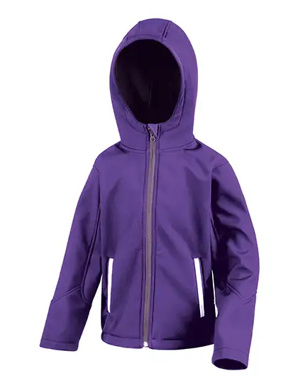 Ansicht 3 – Youth TX Performance Hooded Soft Shell Jacket (RT224Y)