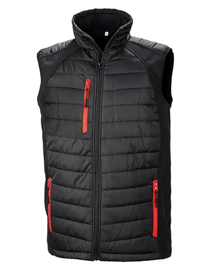 Ansicht 3 – Recycled Compass Padded Softshell Gilet (RT238)