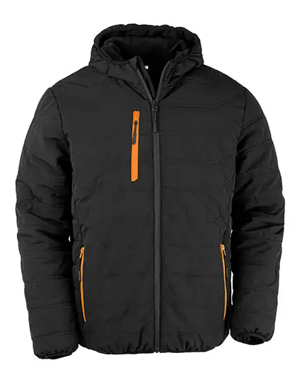 Ansicht 3 – Recycled Black Compass Padded Winter Jacket (RT240)