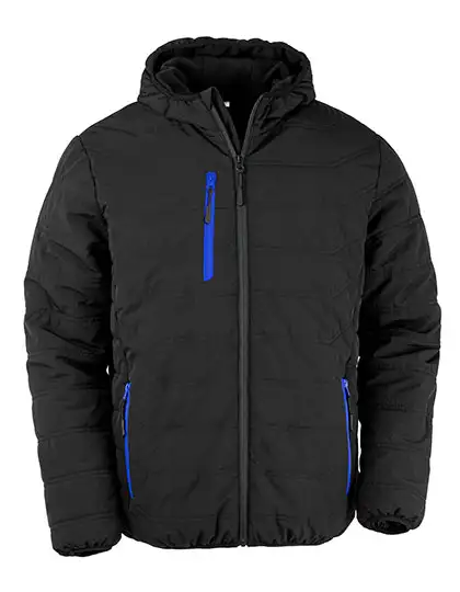 Ansicht 2 – Recycled Black Compass Padded Winter Jacket (RT240)