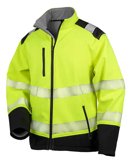 Ansicht 2 – Printable Ripstop Safety Softshell Jacket (RT476)