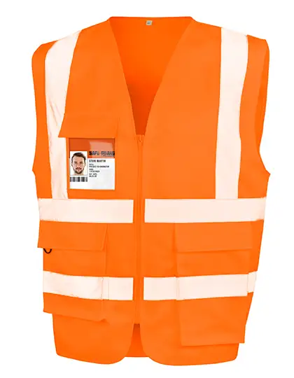 Ansicht 2 – Heavy Duty Polycotton Security Vest (RT477)