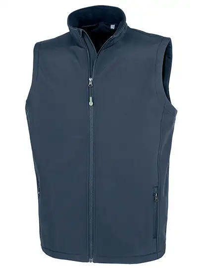 Ansicht 1 – Men´s Recycled 2-Layer Printable Softshell Bodywarmer (RT902)