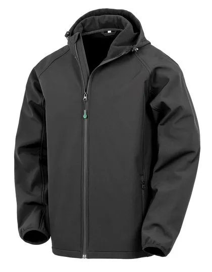 Ansicht 1 – Men´s Recycled 3-Layer Printable Hooded Softshell Jacket (RT911)