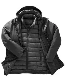 Ansicht 3 – Recycled 3-In-1 Padded Ripstop Jacket (RT920)