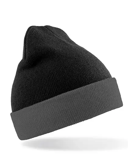 Ansicht 6 – Recycled Black Compass Beanie (RT930)