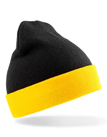 Ansicht 3 – Recycled Black Compass Beanie (RT930)