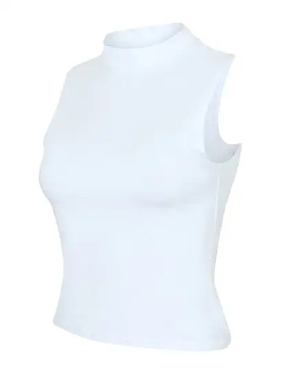 Ansicht 2 – Women´s High Neck Crop Vest (SF170)