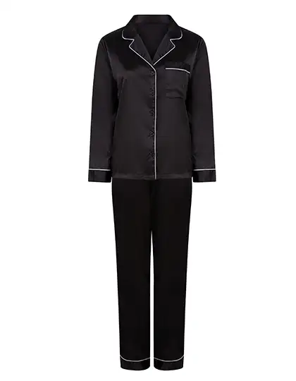 Ansicht 1 – Ladies´ Satin Long Pyjamas (TC055)