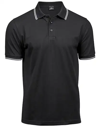 Ansicht 1 – Men´s Luxury Stripe Stretch Polo (TJ1407)