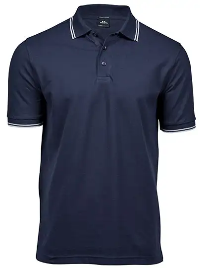 Ansicht 4 – Men´s Luxury Stripe Stretch Polo (TJ1407)