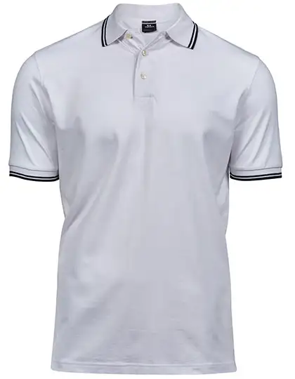 Ansicht 2 – Men´s Luxury Stripe Stretch Polo (TJ1407)