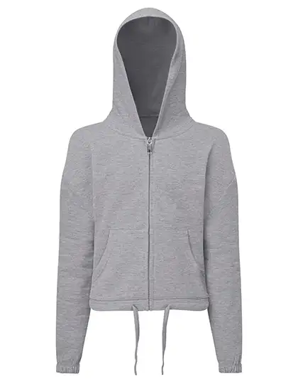 Ansicht 2 – Kids Recycled Cropped Oversize Full-Zip Hoodie (TR61B)