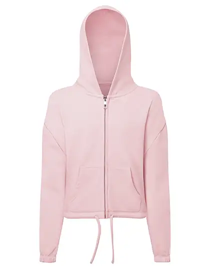 Ansicht 3 – Kids Recycled Cropped Oversize Full-Zip Hoodie (TR61B)