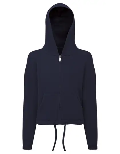 Ansicht 4 – Kids Recycled Cropped Oversize Full-Zip Hoodie (TR61B)