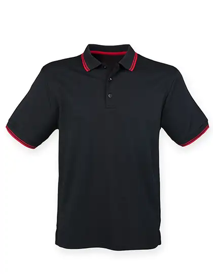 Ansicht 1 – Men´s Coolplus® Short Sleeved Tipped Polo Shirt (W482)