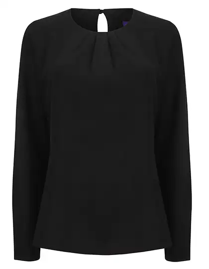 Ansicht 1 – Ladies´ Pleat Front Long Sleeved Blouse (W598)