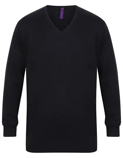 Ansicht 1 – Men´s Lightweight V-Neck Jumper (W720)