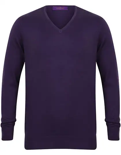 Ansicht 3 – Men´s Lightweight V-Neck Jumper (W720)