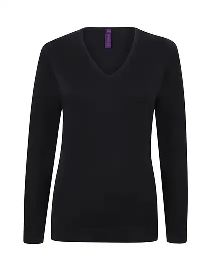 Ansicht 1 – Ladies´ Lightweight V-Neck Jumper (W721)