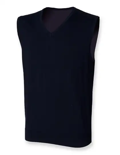 Ansicht 2 – Men´s Lightweight Sleeveless V-Neck Jumper (W724)