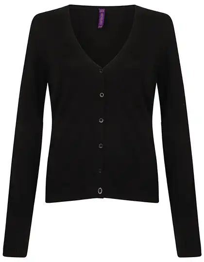 Ansicht 1 – Ladies´ Lightweight V-Neck Short Cardigan (W726)
