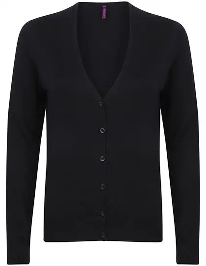 Ansicht 2 – Ladies´ Lightweight V-Neck Short Cardigan (W726)