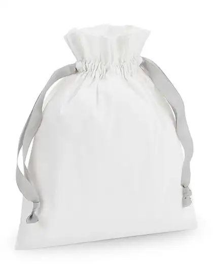 Ansicht 2 – Cotton Gift Bag with Ribbon Drawstring (WM121)