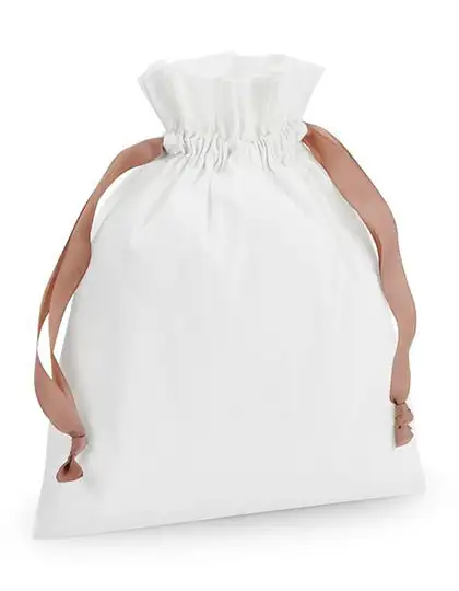 Ansicht 3 – Cotton Gift Bag with Ribbon Drawstring (WM121)