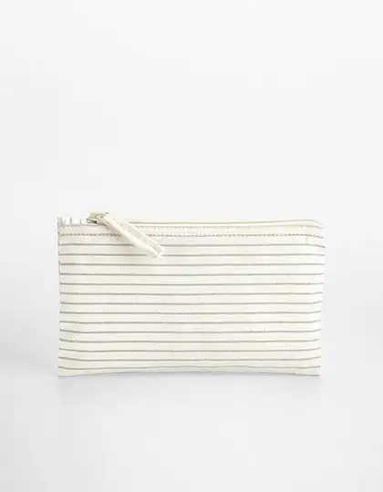 Ansicht 1 – Striped Organic Cotton Accessory Pouch (WM253)