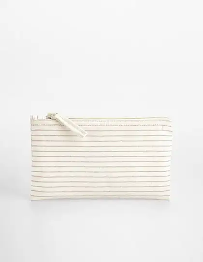Ansicht 2 – Striped Organic Cotton Accessory Pouch (WM253)