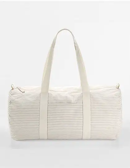 Ansicht 1 – Striped Organic Cotton Barrel Bag (WM258)