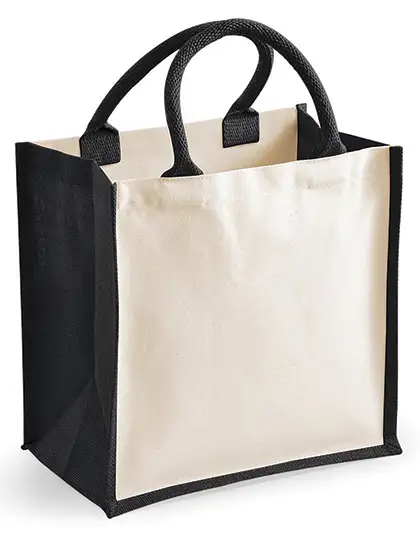 Ansicht 2 – Printers Midi Jute Bag (WM421)