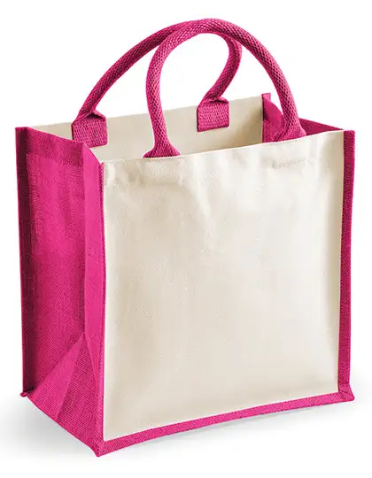 Ansicht 3 – Printers Midi Jute Bag (WM421)
