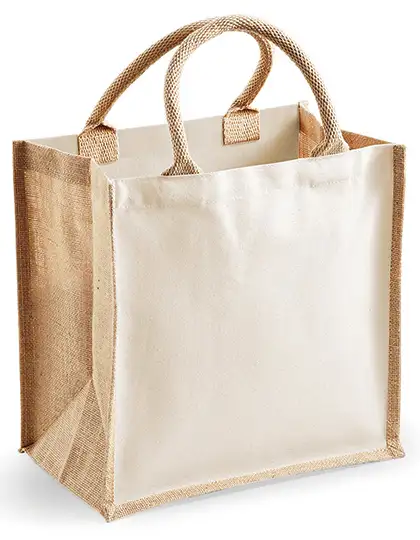 Ansicht 4 – Printers Midi Jute Bag (WM421)