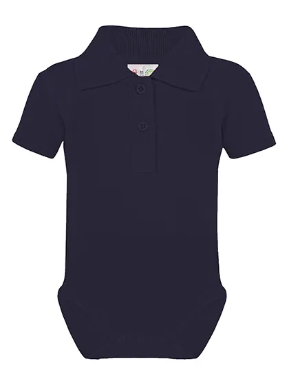 Ansicht 3 – Bio Bodysuit With Polo Shirt Neck (X947)